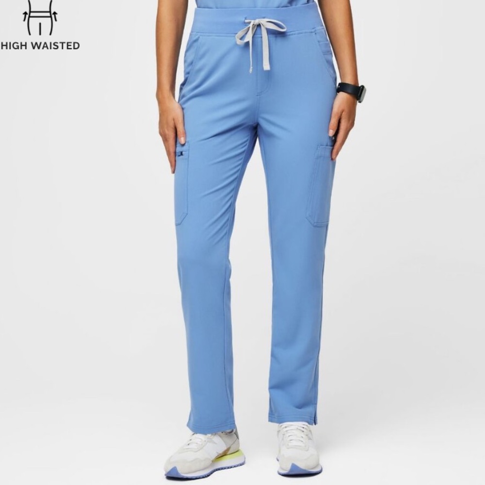 FIGS high-waisted yola skinny scrub pants
